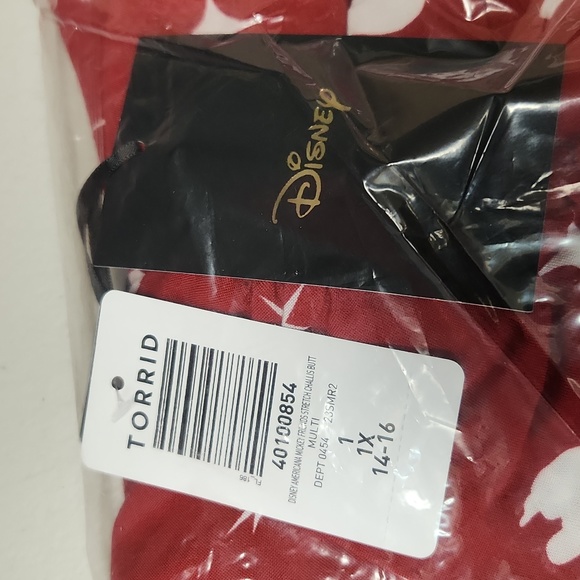 NWT TORRID ROMPER - DISNEY MINNIE MICKEY MOUSE - POLKA DOT STAR PRINT AMERICANA - Picture 9 of 16